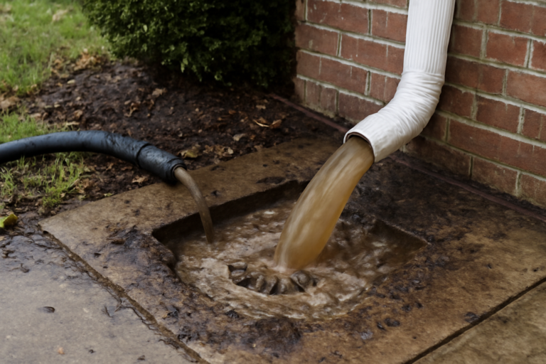 Clogged Drain Water Removal