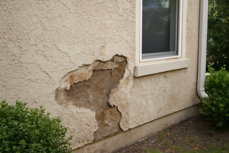 Stucco Water Damage Repair
