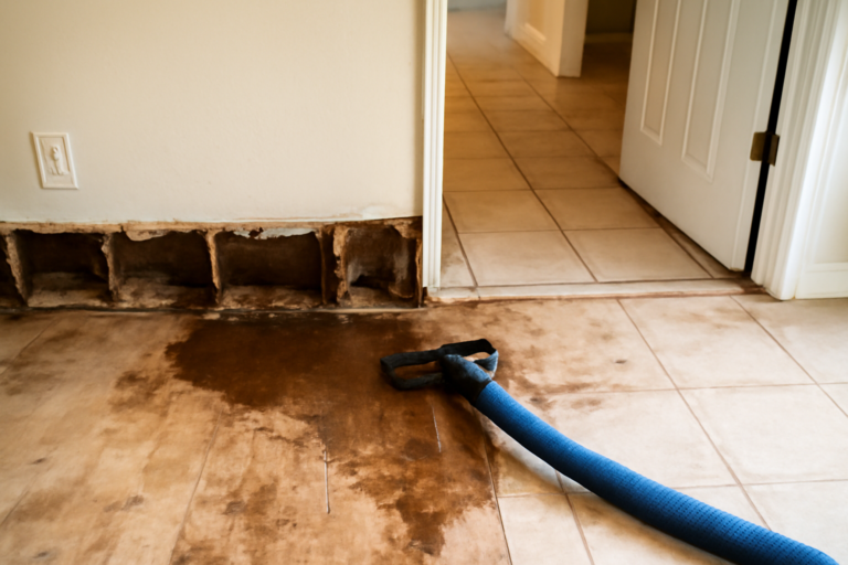 Supply Line Break Water Removal